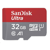 SanDisk MicroSDXC kartica 128GB Ultra (140MB/s, A1 klasa 10 UHS-I) + adapter