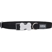 Red Dingo Najlonska ovratnica classic black, Črna L