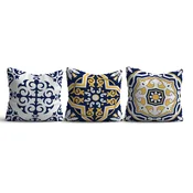 Aberto Design Set 3 jastuka 43x43cm Šareni