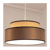 Luster na sajli GRACE 1xE27/60W/230V precnik 40 cm bež/braon