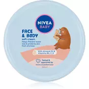 Nivea Baby vlažilna krema za obraz in telo (Soft Cream) 200 ml