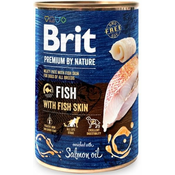 Brit Premium by Nature Dog Cons. - riba z ribjo kožo 400 g