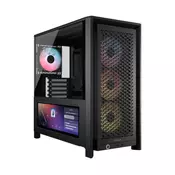 Corsair - Kuciste Corsair FRAME 4000D LCD RS ARGB Premium Mid-tower, CC-9011326-WW