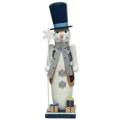 shumee Božična figurica snežaka bela 38 cm