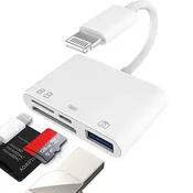 Lightning čitač kartica 4u1 1*USB3.0+1*SD+1*TF+1*TIP C