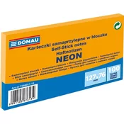 Donau Samolepilna blazinica 127 x 76 mm - neonsko oranžna 100 listov
