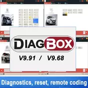 Diagbox V9.91 work with PP2000 Virtual Machin Work for Citroen/Peugeot/DS Cars Untill 2021