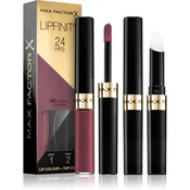 Max Factor Lipfinity 24HRS šminka za sijaj ustnic klasično rdečilo za ustnice šminka 4,2 g odtenek 330 Essential Burgundy za ženske