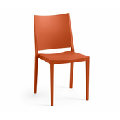 Narancasta plasticna vrtna stolica Mosk – Rojaplast