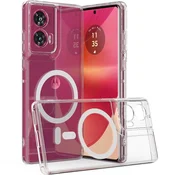 GS Ovitek za Motorola Edge 50 Fusion, Fusion Hybrid, za MagSafe, prozoren