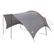 vidaXL Vodoodporen kamperski tarp Siva in oranžna 550 x 400 x 230 cm