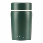 Zelena potovalna termo posoda za kosilo Vialli Design Fuori, 500 ml