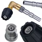 OEM Mini Brizgalna Cev 90° – Nadomestni Del za Visokotlačni Čistilnik Karcher, Nilfisk, Kranzle | M18x1,5