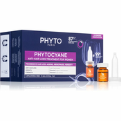 Phyto Phytocyane Anti-Hair Loss Treatment For Women ciljna nega proti izpadanju las za ženske 12x5 ml