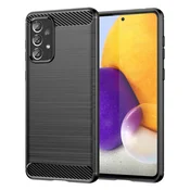 slomart Ohišje Carbon Case, prilagodljiv ovitek za Samsung Galaxy A73, črn