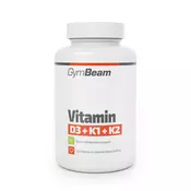 GymBeam Vitamin D3+K1+K2 60 kaps. bez okusa