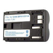 Baterija Canon TRX/ 2000 mAh/ BP-511/ EOS D30/ D60/ 10D/ 20D/ 30D/ 40D/ 50D/ 5D DM-MVX1i/ DM-MV30/ a