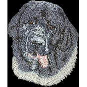 shumee Landseer - našitek v obliki psa, vezeni našitek, edinstvena dekoracija nahrbtnika Art-Dog