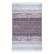 Vijolična/siva pralna preproga 80x150 cm Vintage Stripe – Mila Home