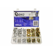 GEKO Komplet zakovicnih matic iz aluminija/jekla 300 kosov G02910