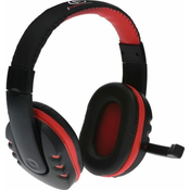 REBELTEC stereo slušalke PC rohan, z mikrofonom, 2x mini jack 3,5 mm (vhod/izhod)