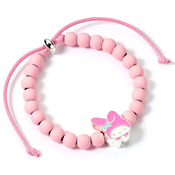 Zapestnica The Carat Shop Hello Kitty - rožnata z biseri in obeskom My Melody (HKBB0002)