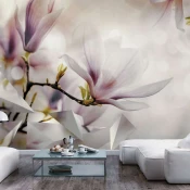 Samoljepljiva foto tapeta - Subtle Magnolias - First Variant 196x140