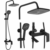 Komplet za prhanje REA STORM BLACK MATT