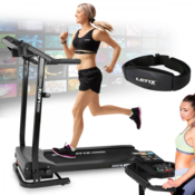 LetixSport zložljiva tekaška steza T250 Speedrunner Pro z LCD-jem in merilcem srčnega utripa