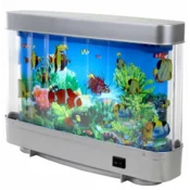 slomart ATL LED nočna lučka, akvarij z ribicami