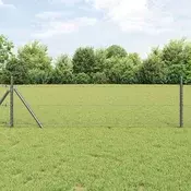 Sukladni osnovni dodatak za hexagonalnu ogradu 25 x 0,6 m Siva