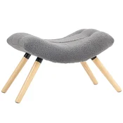 Homestar Tabure 67x45x38 cm Temno siva