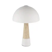Globo 51070122 - Namizna svetilka PAULIN 1xE27ILLU/40W/230V bež