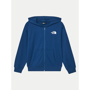THE NORTH FACE Športna jopa na zadrgo temno modra