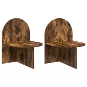 vidaXL vidaXL Nočna omarica 2 pcs Dimljen hrast 48 x 49 x 65 cm, (5000233603)