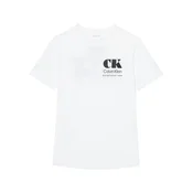 Calvin Klein Jeans Majica Resort Graphic LV04RG802G Bela Regular Fit