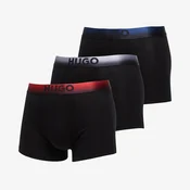 Bokserji Hugo Boss Trunk 3-Pack Spray Excalibur Grey XL