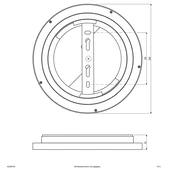EVN ALR LED plošča bela 12W O25cm 4.000K - Študija/pisarna - Sodobni - Plastika