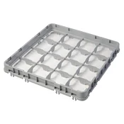 Nastavek košare Half Drop 500 x 500 mm, siv, model E2, Cambro, število predelkov: 16 (4 x 4), mere predelka: 111 x 111 mm, svetlo siv, 499 x 499 x (V) 51 mm