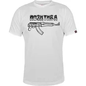 011Shop Muška majica kratkih rukava Pozitiva, Bela