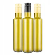 shumee 10X STEKLENIČKA ZA OLIVE DORICA 250 ml za olivno olje in kis + POKROVČEK