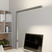 Arcchio LED pisarniška svetilka Jolinda, srebrna, kovinska, z možnostjo - Študija/pisarna - Sodobni - srebrna (RAL 9006) - Aluminij