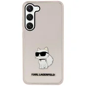 Karl Lagerfeld Choupette ovitek za Samsung Galaxy S23, roza