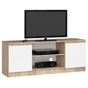 AKORD Akord Tv Omarica, 2 Vrata In 1 Polica, Hrast Sonoma/Bela, (5000331809)