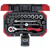 Gedore Set nasadnih kljuceva prihvat 1/4 sa racnom R49003016, 16 komada