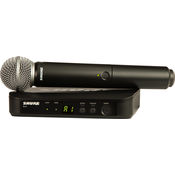 Bežicni mikrofonski sustav Shure - BLX24E/SM58, crni