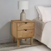 Vidaxl vidaXL Nočna omarica OTTA, 45x39x57 cm, masivni borov les