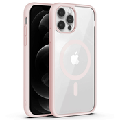 Hibridni ovitek PastelMag z magnetom MagSafe za iPhone 14 Pro - light pink