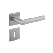 Okovje za vrata COBRA VISION-S SLIM (IN - inox), klika-klika, WC ključ, COBRA IN (nerjaveče jeklo)