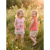 Sinsay - Pamucne majice bez rukava sa ukrasnim volanima 2 pack - roze